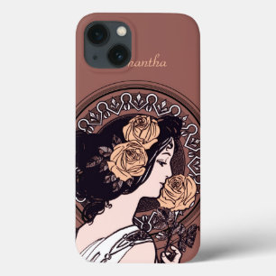 Oranje - bruin - herenherennieuw iPhone 13 hoesje