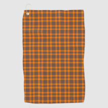 Oranje Bruin Schotse Patroon