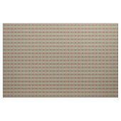 Oranje bruin Turquoise Blauw Eclectisch Stof (Yard (91,4 cm))