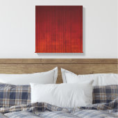 Oranje-bruinrood Abstract Canvas Afdruk (Insitu (Slaapkamer))