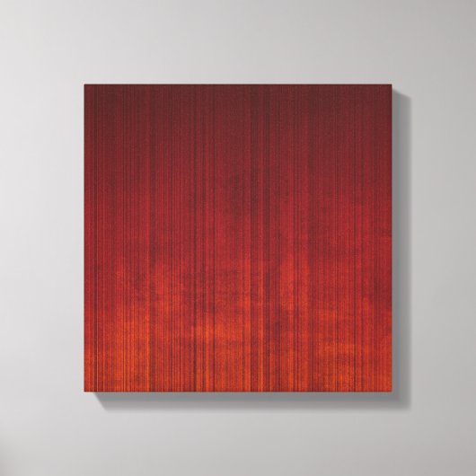 Oranje-bruinrood Abstract Canvas Afdruk (Voorkant)