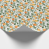 Oranje bulklosmolen cadeaupapier (Hoek)