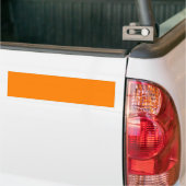 Oranje Bumpersticker (Op Truck)