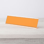 Oranje Bureau Naambordje (Voorkant)