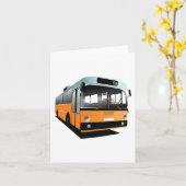 Oranje bus kaart (Gele Bloem)