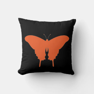 Oranje Butterfly Art Cushion Kussen