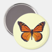 Oranje Butterfly Magnet Magneet (Voorkant / Achterkant)