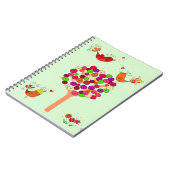 Oranje Button Notitieboek (Linkerzijde)