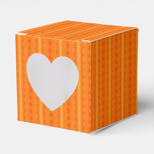 Oranje cadeaudozen bedankdoosjes (Voorkant Zijde)