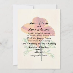 Oranje Californië Poppy Kaart