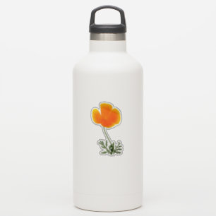 oranje Californische papaver Sticker