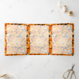 Oranje Camo, Camouflage, Militair, Leger Drieluik Kaart