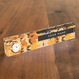 Oranje Camo, Camouflage, Militair, Leger Naambordje