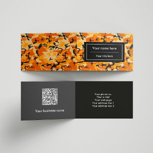 Oranje Camo, Camouflage, Militair, Leger Visitekaartjes