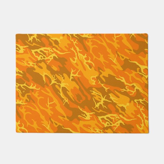Oranje Camo Deurmat (Voorkant)