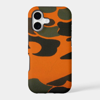 Oranje Camo hoes voor iPhone 5