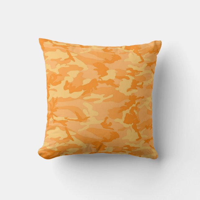 Oranje Camo Kussen (Voorkant)
