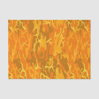 Oranje Camo Tissuepapier