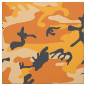 Oranje camouflage, leger stof (Swatch)