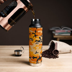 Oranje camouflage, leger waterfles