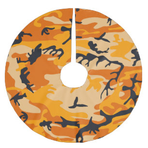 Oranje Camouflage, Militair, Leger Kerstboom Rok
