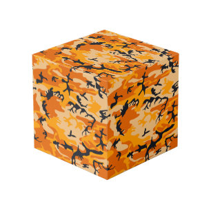 Oranje camouflage, militair, leger kubus
