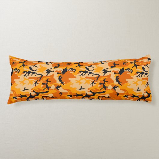 Oranje Camouflage, Militair, Leger Lichaamskussen (Voorkant)