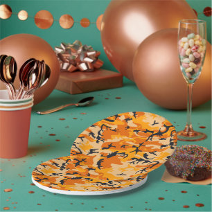 Oranje Camouflage, Militair, Leger Papieren Bordje
