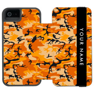 Oranje Camouflage Personaliseer je naam