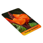 Oranje Canna Bloem Magneet (Rechterzijde)