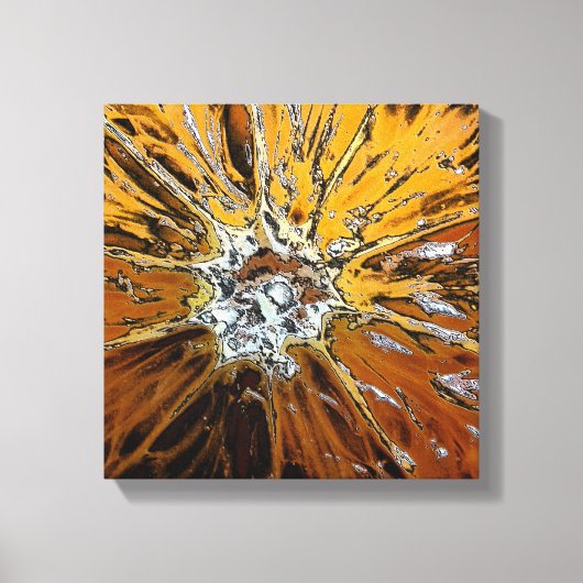 ORANJE CANVAS AFDRUK (Voorkant)