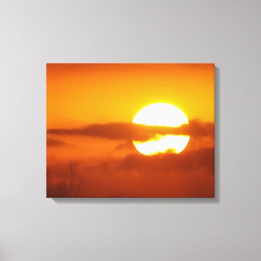 Oranje Canvas Afdruk (Voorkant)