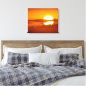 Oranje Canvas Afdruk (Insitu (Slaapkamer))