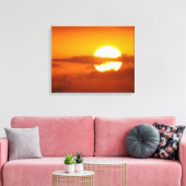 Oranje Canvas Afdruk (Insitu (Woonkamer))