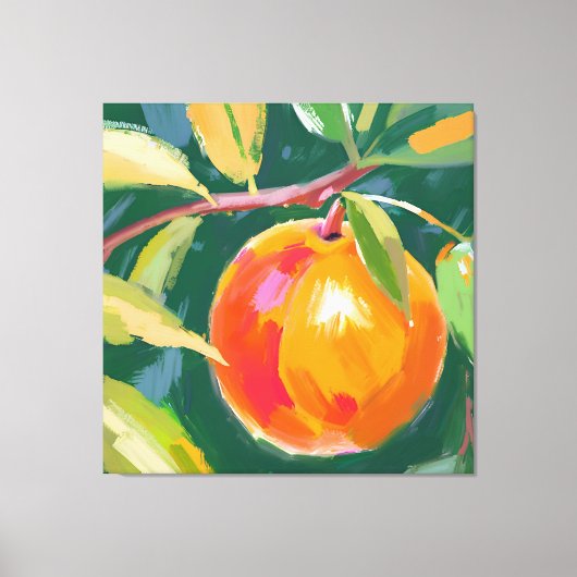 Oranje Canvas Afdruk (Voorkant)