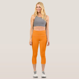 Oranje Capri-Leggings