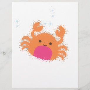 Oranje Cartoon krab