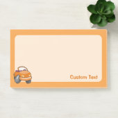 Oranje Cartoon Post-it® Notes (Kantoor)