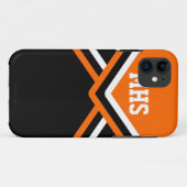 Oranje Cheer Uniform Iphone 5/5s Hoesje (Achterkant (horizontaal))