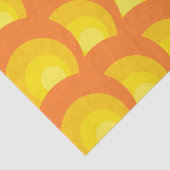 Oranje cirkels terugtrekken tissuepapier (Detail)