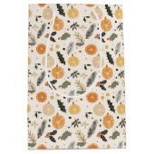 Oranje citroen citrus groen geel medium cadeauzakje (Voorkant)