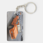 Oranje Citroën Mehari Sleutelhanger (achterkant)