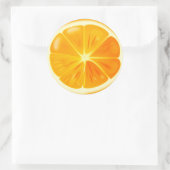 Oranje Citrus Slice Sticker Pack (Tas)