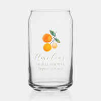 Oranje Citrus Waterverf Bridal Brunch Custom