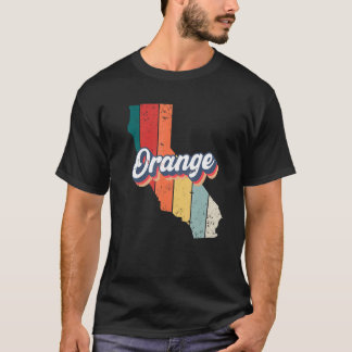 Oranje City Retro  Hometown California T-shirt