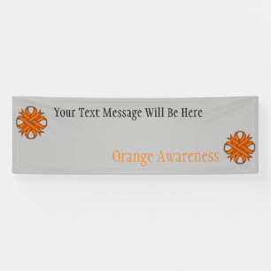 Oranje Clover Ribbon door Kenneth Yoncich Spandoek