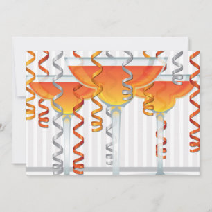 Oranje cocktail en lint