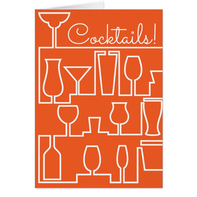 Oranje cocktailparty (Voorkant)