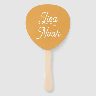 Oranje Colorus-schakel Handwaaier