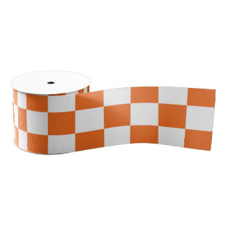 Oranje controlebord grosgrain lint